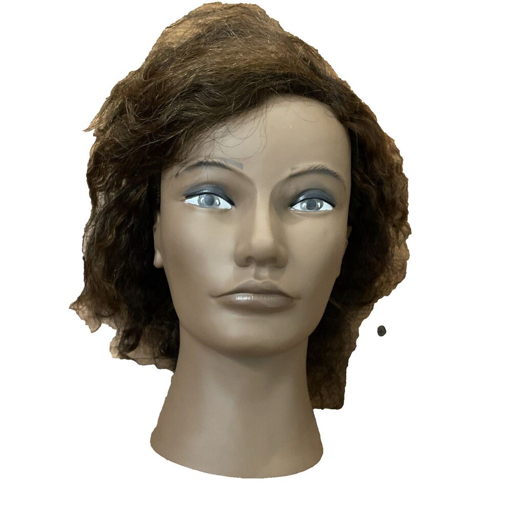 Pivot Point Amber 100% Human Hair Textured Curly Mannequin Head MMSUIDLD-TC